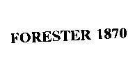 Mẫu nhãn hiệu FORESTER 1870