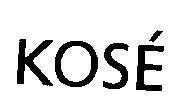 Mẫu nhãn hiệu KOSE