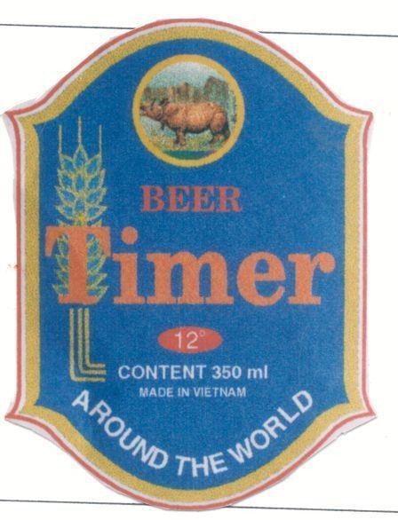 Mẫu nhãn hiệu BEER Timer AROUND THE WORLD