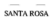 Mẫu nhãn hiệu SANTA ROSA