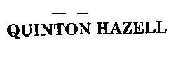 Mẫu nhãn hiệu QUINTON HAZELL