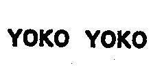 Mẫu nhãn hiệu YOKO