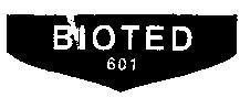 Mẫu nhãn hiệu BIOTED 601