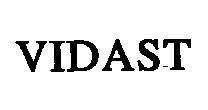 Mẫu nhãn hiệu VIDAST