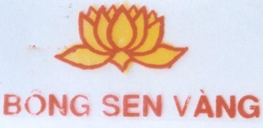 Mẫu nhãn hiệu BÔNG SEN VàNG