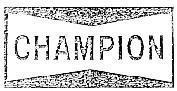 Mẫu nhãn hiệu CHAMPION