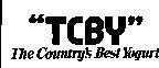Mẫu nhãn hiệu TCBY THE COUNTRY'S BEST YOGURT