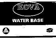 Mẫu nhãn hiệu KOVA WATER BASE