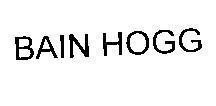 Mẫu nhãn hiệu BAIN HOGG