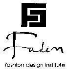 Mẫu nhãn hiệu FD Fadin Fashion Design institute