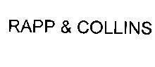 Mẫu nhãn hiệu RAPP & COLLINS