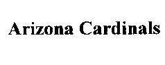 Mẫu nhãn hiệu ARIZONA CARDINALS