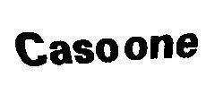 Mẫu nhãn hiệu CASO ONE