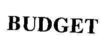 Mẫu nhãn hiệu BUDGET