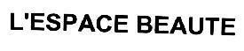 Mẫu nhãn hiệu L'ESPACE BEAUTE
