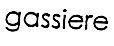 Mẫu nhãn hiệu GASSIERE