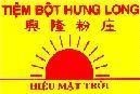 Mẫu nhãn hiệu Tiệm bột Hưng Long Hiệu mặt Trời