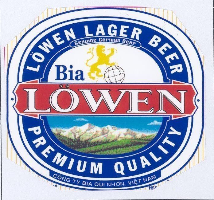 Mẫu nhãn hiệu Bia LOWEN LOWEN LAGER BEER PREMIUM QUALITY