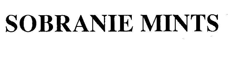 Mẫu nhãn hiệu SOBRANIE MINTS