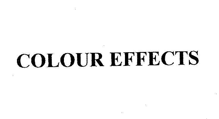 Mẫu nhãn hiệu COLOUR EFFECTS