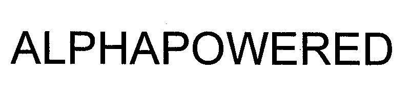 Mẫu nhãn hiệu ALPHAPOWERED