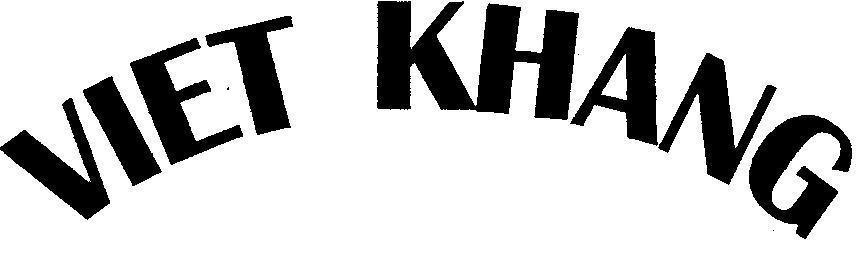 Mẫu nhãn hiệu VIET KHANG