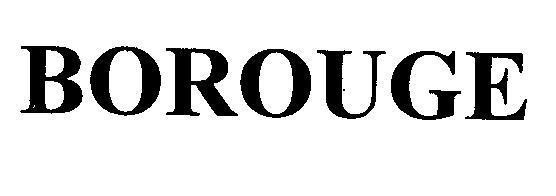 Mẫu nhãn hiệu BOROUGE