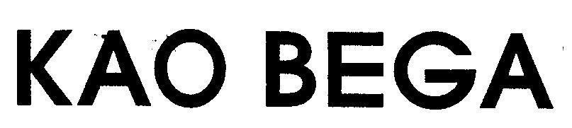 Mẫu nhãn hiệu KAO BEGA