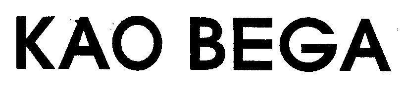 Mẫu nhãn hiệu KAO BEGA