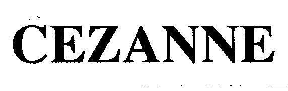 Mẫu nhãn hiệu CEZANNE