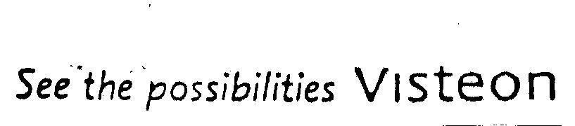 Mẫu nhãn hiệu See the possibilities Visteon