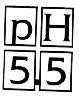 Mẫu nhãn hiệu pH 5.5