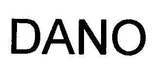 Mẫu nhãn hiệu DANO