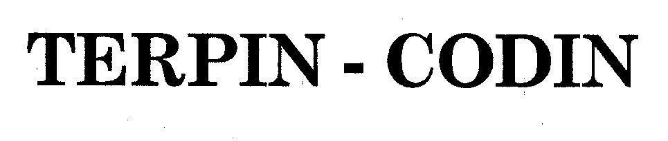 Mẫu nhãn hiệu TERPIN - CODIN