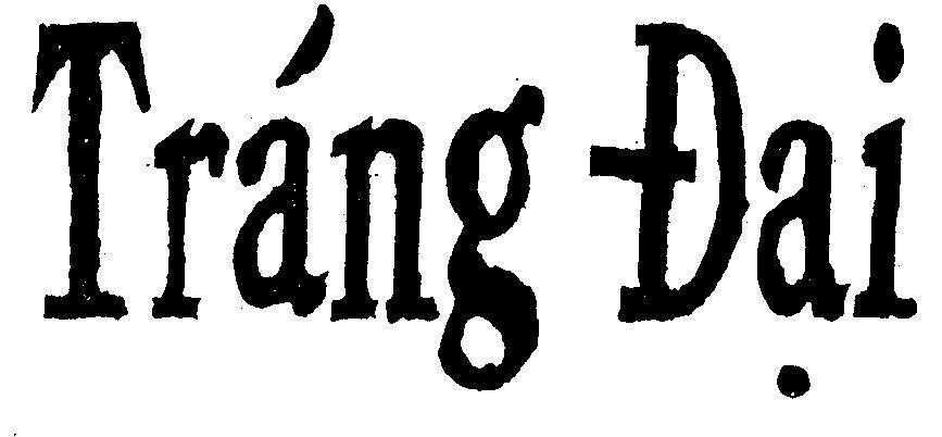 Mẫu nhãn hiệu Tráng Đại