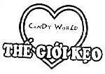 Mẫu nhãn hiệu CANDY WORLD Thế Giới Kẹo