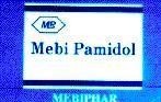 Mẫu nhãn hiệu MEBI PAMIDOL MB MEBIPHAR