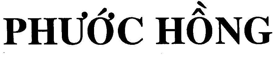 Mẫu nhãn hiệu Phước Hồng