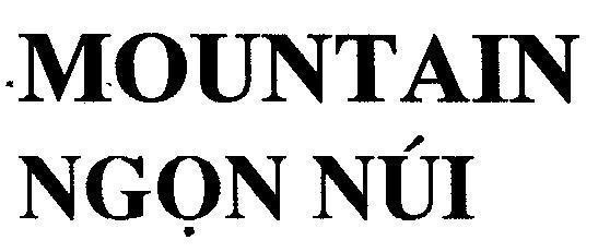 Mẫu nhãn hiệu MOUNTAIN Ngọn Núi