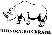 Mẫu nhãn hiệu RHINOCEROS BRAND