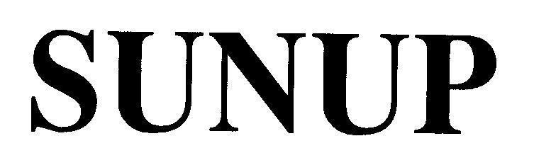 Mẫu nhãn hiệu SUNUP