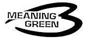 Mẫu nhãn hiệu MEANING GREEN