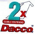 Mẫu nhãn hiệu 2X DACCO DOUBLE WHITENING