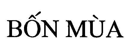 Mẫu nhãn hiệu BốN MùA