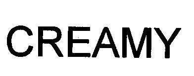 Mẫu nhãn hiệu CREAMY