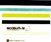 Mẫu nhãn hiệu MOTILIUM-M JANSSEN PHARMACEUTICA