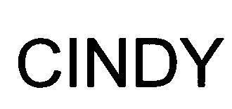 Mẫu nhãn hiệu CINDY