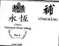 Mẫu nhãn hiệu Vĩnh Hằng NO.1 CHINESE TRADITIONAL HERBAL WHISKY SINCE 1688 YANG