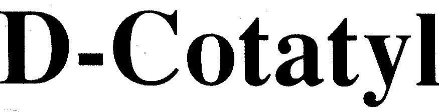 Mẫu nhãn hiệu D-Cotatyl