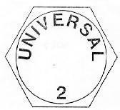 Mẫu nhãn hiệu UNIVERSAL 2